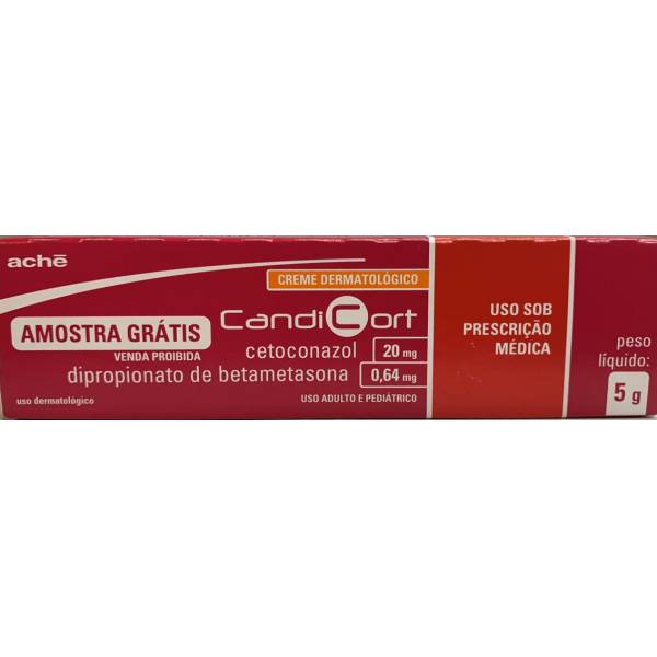 Candicort Cetoconazol 20mg + Betametasona 0,64mg Creme 5g
